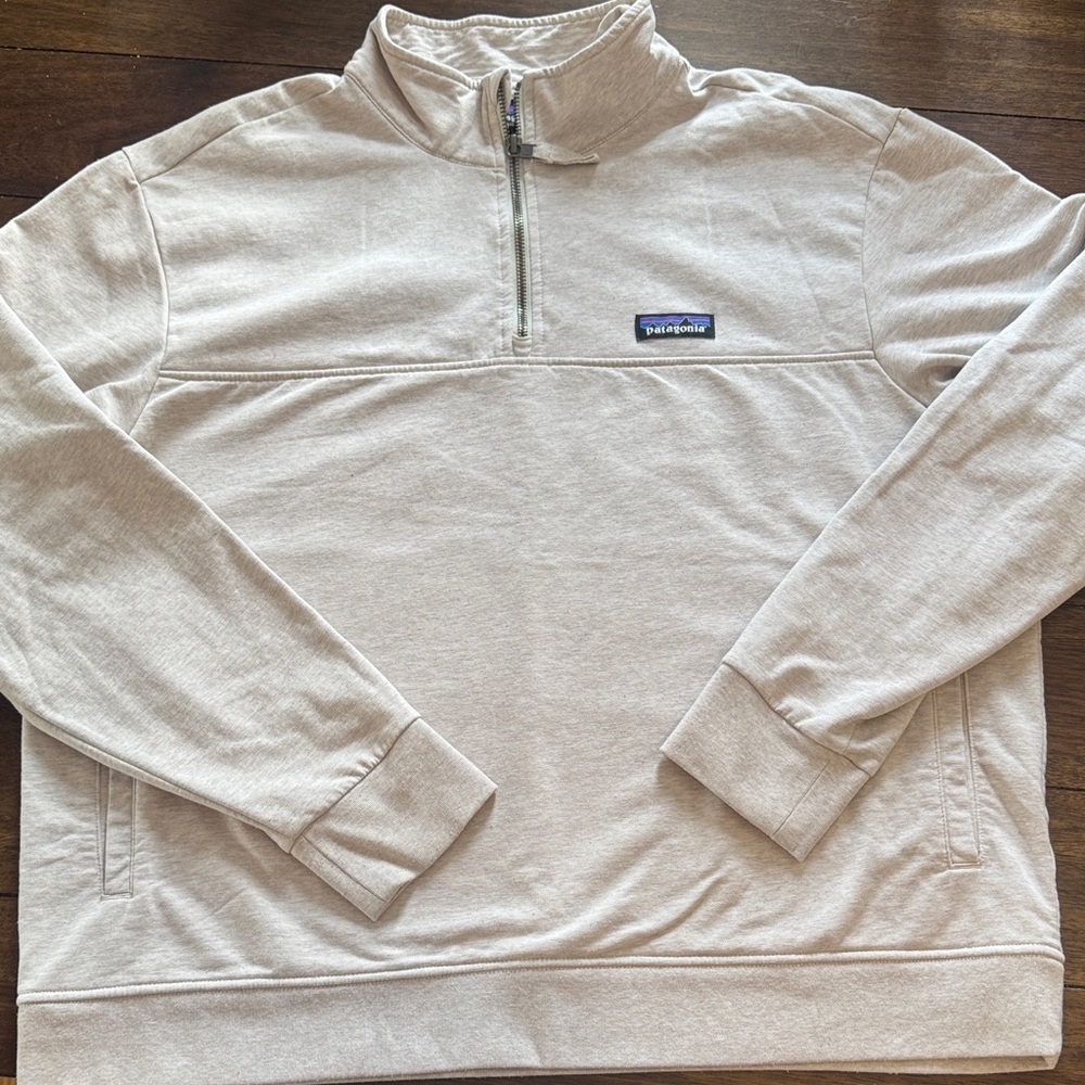Patagonia Gray Quarter-Zip Sweatshirt
